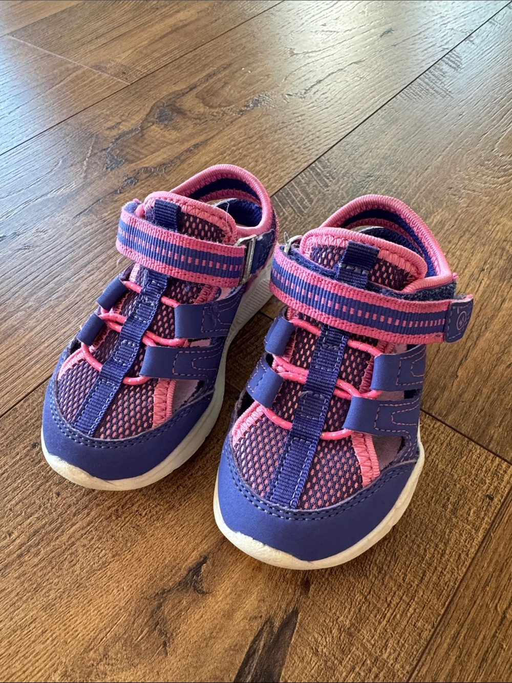 Stride Rite Flynn toddler girl sandals, size 7, purple/pink
